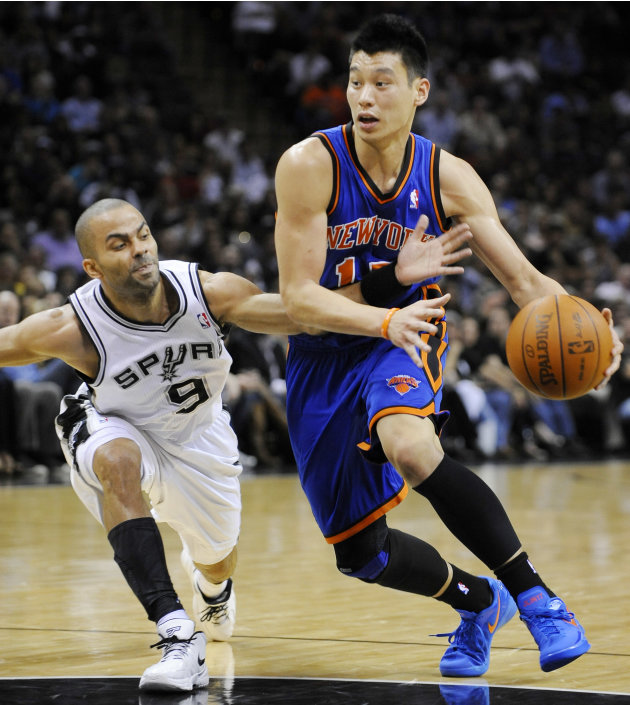 New York Knicks' Jeremy Lin, …