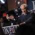 Republican U.S. presidential candidate and U.S. Rep. Ron Paul (R-TX) speaks during his South Carolina primary election night rally in Columbia, South Carolina
