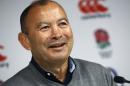 England's head coach Eddie Jones attends a press conference on the Six Nations rugby union tournament in London on January 20, 2017