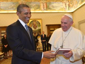 Obama holds first meeting Pope Francis at the Vati&nbsp;&hellip;