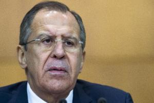 Russian Foreign Minister Sergey Lavrov speaks during …