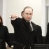 Accused Norwegian Anders Behring Breivik gestures between his defence team Vibeke Hein Baera, left, and Odd Ivar Groen, at the courtroom, in Oslo, Norway, Wednesday April 18, 2012. Breivik has five days to explain why he detonated a bomb outside government headquarters in Oslo, killing eight people, then drove to a nearby resort island, where he massacred 69 others at a summer youth camp run by the governing Labor Party. (AP Photo/Lise Aserud/Scanpix Norway/POOL)