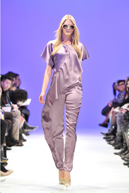 2011 LG Toronto Fashion Week Spring 2012 Collection - Golnaz Ashtiani - Runway