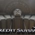 A logo is seen on the main entrance of the headquarters of Swiss bank Credit Suisse at the Paradeplatz square in Zurich