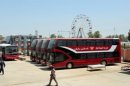 Double-decker buses are again plying the streets of Baghdad after many were ransacked in the years of unrest