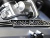 The Rolls-Royce logo is seen on an engine head at the Rolls-Royce plant in Goodwood