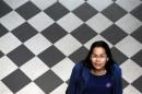 Nada Chaiyajit, a Thai transgender activist, 37, poses during an interview with the Thomson Reuters Foundation at a hotel in Bangkok