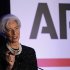 International Monetary Fund (IMF) Managing Director Christine Lagarde speaks at The Associated Press Annual Meeting in Washington, Tuesday, April, 3, 2012. (AP Photo/Pablo Martinez Monsivais)