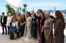 The cast of "Peshmerga" poses on May 20, 2016 during a photocall at the 69th Cannes Film Festival
