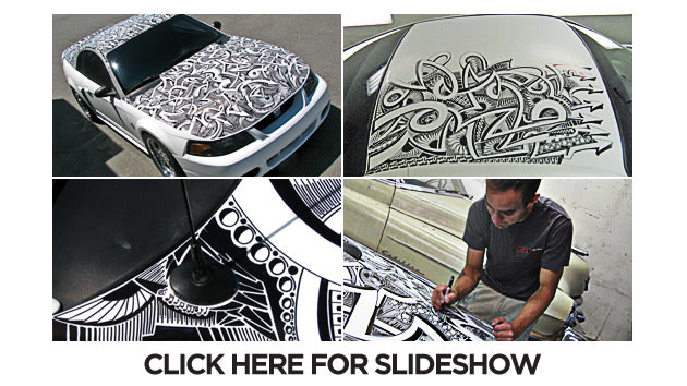 Sharpie Mustang artist adds some magic with a few black markers Slideshow-sharpie-mustang-1