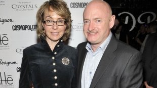 gty gabrielle giffords mark kelly thg 130418 wblog Mark Kelly on Gun Vote: Gabby Is Angry Today 