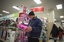 People shop at a Target store during Black Friday sales in the Brooklyn borough of New York