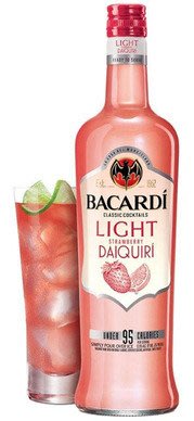 BACARDI Classic Cocktails Light, BACARDI Light Strawberry Daiquiri