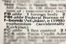 The entry "f-bomb," photographed in New York, Friday, Aug. 10, 2012, is one of the 15 new additions in the 11th edition of Merriam-Webster's Collegiate Dictionary. (AP Photo/Richard Drew)