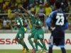 Burkina Faso's players celebrate teammate Traore's goal against Ethiopia during their AFCON 2013 Group C soccer match in Nelspruit