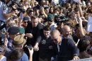 Daniel Radcliffe was mobbed by fans at the Venice Film Festival