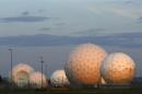 General view of large former monitoring base of US intelligence organization NSA is pictured during sunrise in Bad Aibling