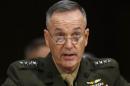 Commandant of the Marine Corps General Dunford testifies on military budgets before Senate Armed Services Committee in Washington