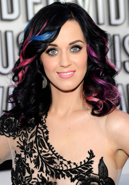 Katy Perry com mechas