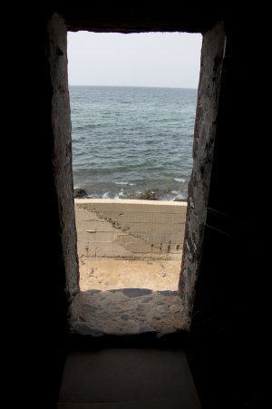 The Door of No Return in House of Slaves, a museum …
