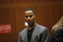 Former professional football player Sharper appears for his arraignment at the Clara Shortridge Foltz Criminal Justice Center in Los Angeles
