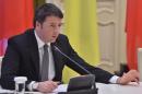 The Italian cabinet has approved the school reform bill of Prime Minister Matteo Renzi, pictured here in Kiev, Ukraine on March 4, 2015