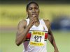 Semenya of South Africa takes part in the women's 800 m Yellow Pages third series Olympics qualifier competition in Pretoria