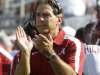 Alabama head coach Nick Saban applauds his team after they scored a touchdown in the first quarter of an  NCAA football game against Penn State, on Saturday, Sept. 10, 2011, in State College, Pa. (AP Photo/Keith Srakocic)
