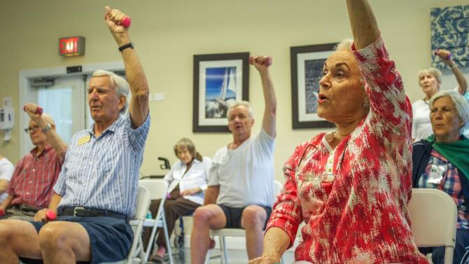 Regular exercise and a Mediterranean diet are known to help foster healthy aging