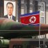 In this photo taken Sunday, April 15, 2012, what appears to be a new missile is carried during a mass military parade at the Kim Il Sung Square in Pyongyang, North Korea, to celebrate the 100th anniversary of the country's founding father Kim Il Sung. The photo shows the warhead's surface is undulated, suggesting it's a thin metal sheet unable to withstand flight pressure, analysts say. Adding more doubt to North Korea's claims of military prowess after its flamboyant rocket launch failure, analysts say the half dozen missiles showcased at the military parade were low-quality fakes. (AP Photo/Ng Han Guan)