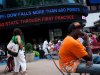 News of a massive stock selloff rolls around a ticker in Times Square, Monday, August 8, 2011, in New York. The Dow Jones industrials closed down 634 points, or 5.5 percent, to 10,809. It was the first time the Dow fell below 11,000 since November and its biggest one-day point drop since December 2008. (AP Photo/John Minchillo)