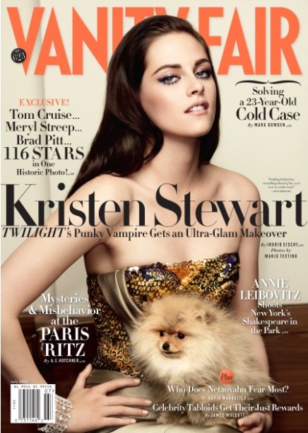 Kristen Stewart on the July 2012 cover of Vanity Fair -- Vanity Fair