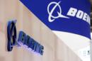 FILE PHOTO - Boeing's logo is seen during Japan Aerospace 2016 air show in Tokyo