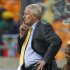 South Africa's coach Gordon Igesund reacts during the opening match of the Africa Cup of Nations (AFCON 2013) soccer tournament against against Cape Verde in Soweto