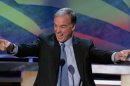 Howard Dean before giving a speech at the Democratic National Convention on July 27, 2004.