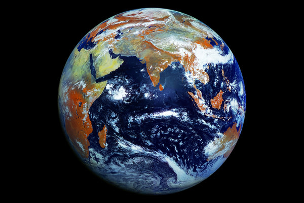 Breathtaking View of Earth Taken by Russian Satellite