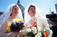 Célébration d'un mariage homosexuel, à San Francisco, le 25 mars 1996