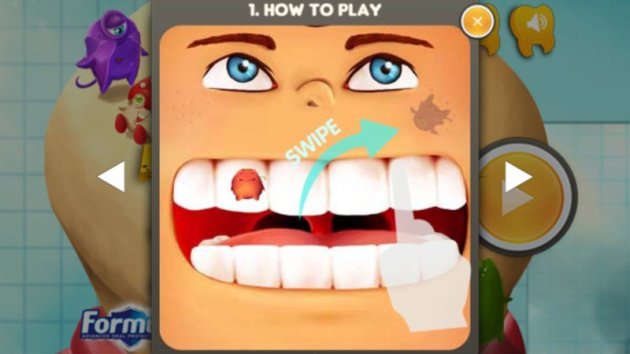 tooth invader2 Tooth Invaders: Membantu Mengajari Si Kecil Gosok Gigi ios iphoneipad aplikasi android 
