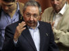 Cuba's President Raul Castro arrives for a parliamentary meeting in Havana, Cuba, Friday Dec. 23, 2011. Cuba's parliament is meeting in one of its twice-yearly, private sessions to get an update from Raul Castro on the island's economic situation, and possibly pass new laws. The assembly is gathering behind closed doors for what is expected to be a one-day plenary session. (AP Photo/Ismael Francisco, Prensa Latina)