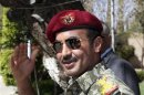 File photo of Brigadier General Ahmed Saleh, the son of Yemen's ex-president Ali Abdullah Saleh