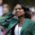 Former Secretary of State Condoleezza Rice watches the par three competition before the Masters golf tournament Wednesday, April 10, 2013, in Augusta, Ga. (AP Photo/Charlie Riedel)