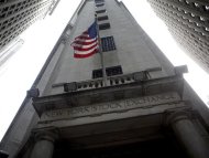 The Wall Street entrance to the New York Stock Exchange