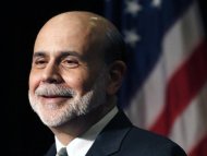 Federal Reserve Chairman Bernanke addresses economists and finance experts at a conference in Stone Mountain