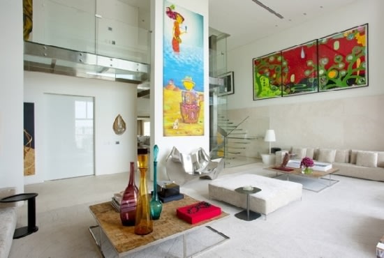 擁有室內玻璃泳池的宏偉室內設計 - Fernanda Marques