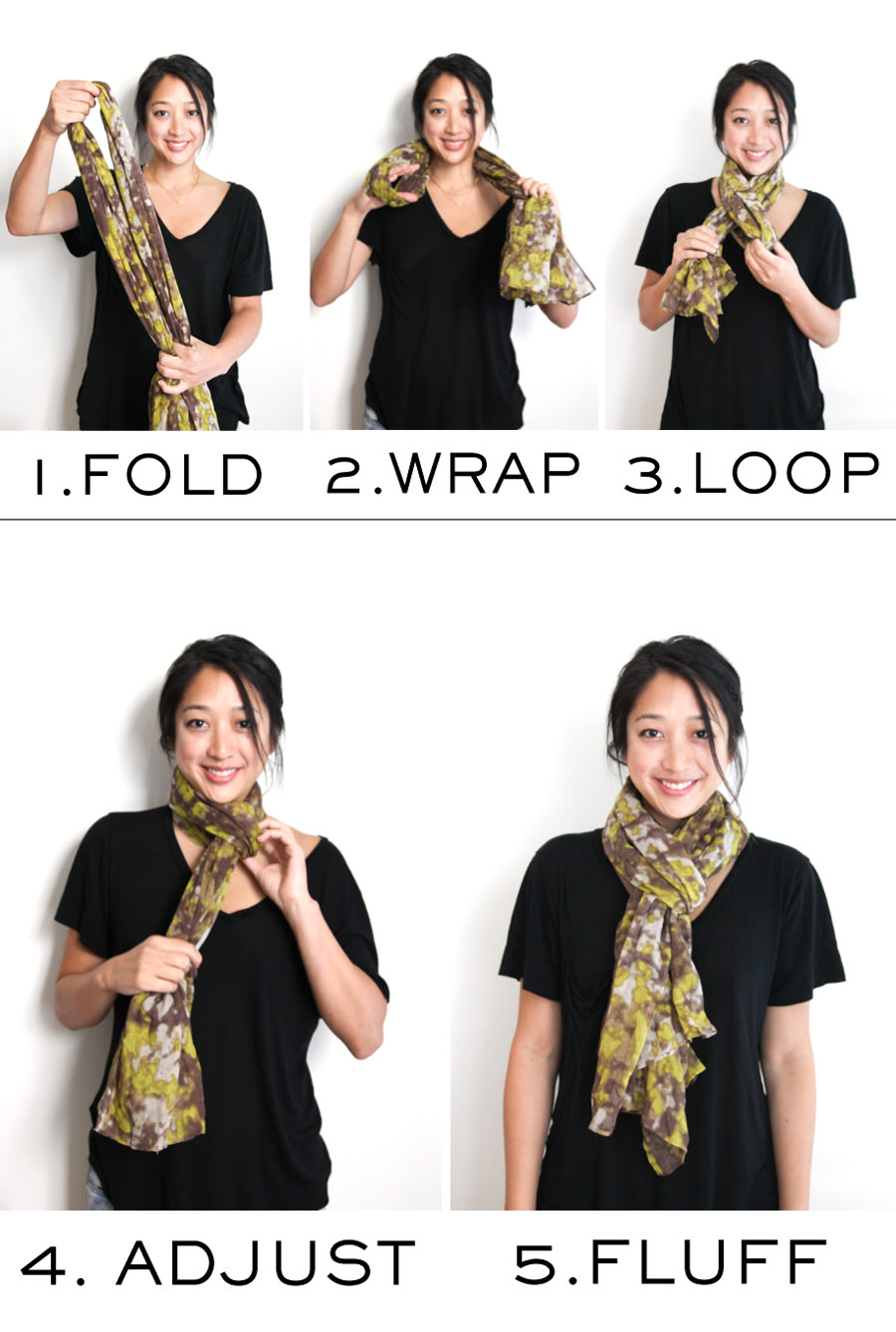 Wrap around scarf