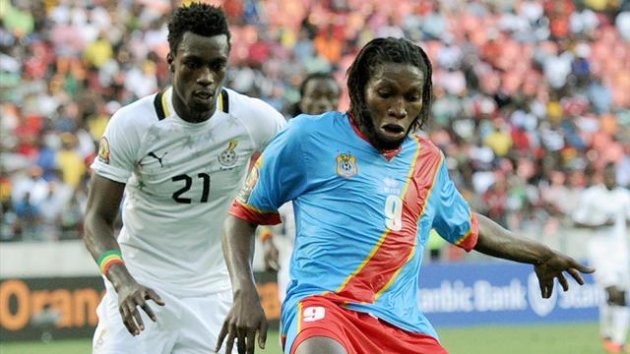 FOOTBALL CAN 2013 Ghana-Congo (Boye et Mbokani)