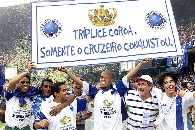 4. Cruzeiro: 1.771,0 pontos. Neste século, o time conquistou um Campeonato Brasileiro e uma Copa do Brasil, além de um vice-campeonato da Libertadores. Foto: GazetaPress