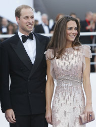FILE -- Britain's Prince William, the Duke of Cambridge, and his wife Kate, Duchess of Cambridge arrive at a charity event for Absolute Return for Kids, ARK, in London, in this Thursday, June, 9, 2011 file photo. It sounds like a bit of a racket: $4000 for a three-course meal and a chance to see a polo match up close, or $400 for a box lunch and a chance to see the same match from the more distant bleachers. It gets better, however, when you throw in a chance to rub shoulders with the Duke and Duchess of Cambride, especially in southern California, where bragging about having a glass of wine with Prince William and the former Kate Middleton may just be worth the price of a used compact car or a week's vacation. That's what the organizers of a July 9 charity event at the Santa Barbara Polo & Racquet Club are hoping for. The glitzy royal couple makes a guest appearance there at the tail end of a ten-day trip to Canada and southern California that begins Thursday June 30, 2011, that marks their first overseas trip as man and wife, and the first test of their appeal on the international charity circuit.(AP Photo/Alastair Grant, file)