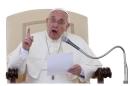 Pope Francis leads his weekly audience in Vatican