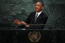 US President Barack Obama told the UN General Assembly that democracy was a better path toward prosperity than the "crude populism" that is mushrooming in the United States and around the world